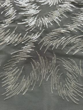 Ivory Sequin Lace - EB3031
