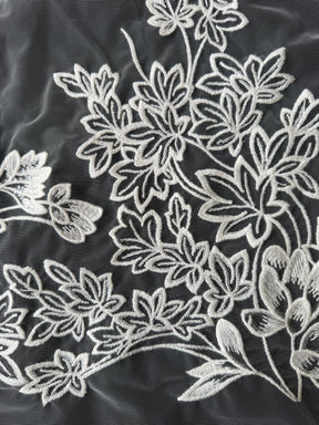 Ivory Sequin Embroidery Lace - EB3035