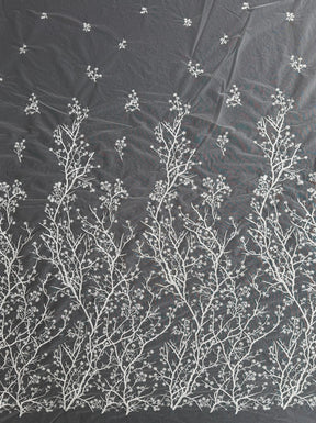 Ivory Sequin Embroidery Lace - EB3043