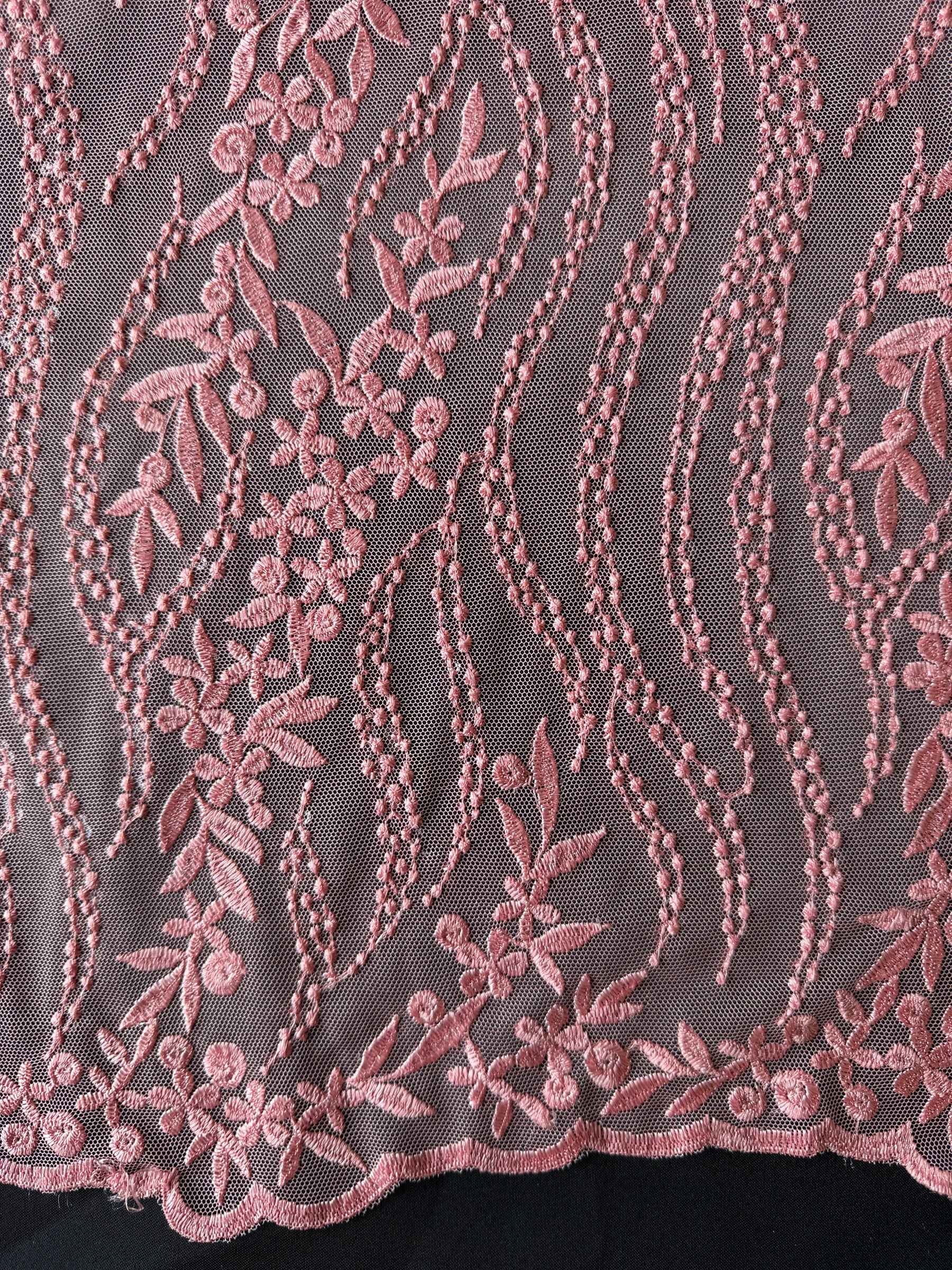 Pink Sequin Lace - EB3051