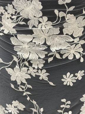 Ivory Sequin Lace - EB3063