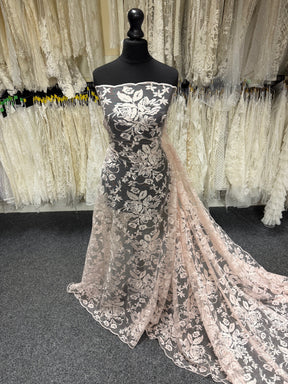 Baby Pink Embroidered Lace – EB5018