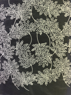 Ivory Floral Embroidery Lace - EB5037