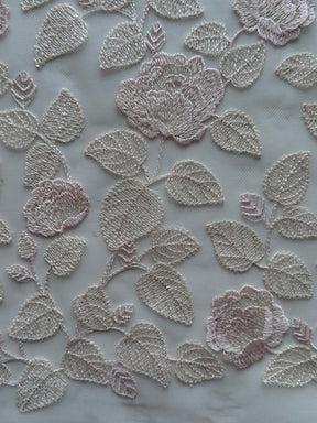 Shell Pink Embroidery Lace - EB5042