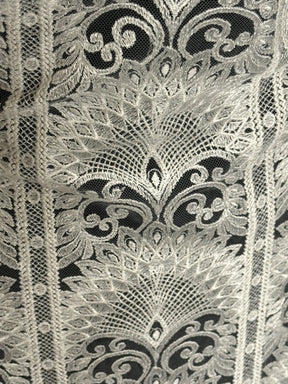 Ivory Embroidered Lace - EB5044