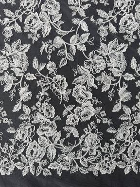 Ivory Embroidered Lace - EB5045