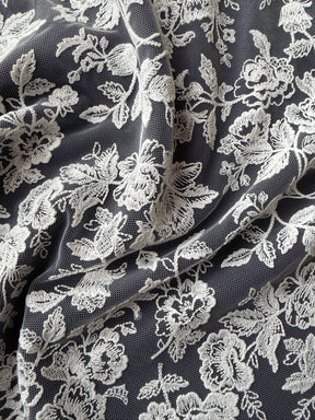 Ivory Embroidered Lace - EB5045