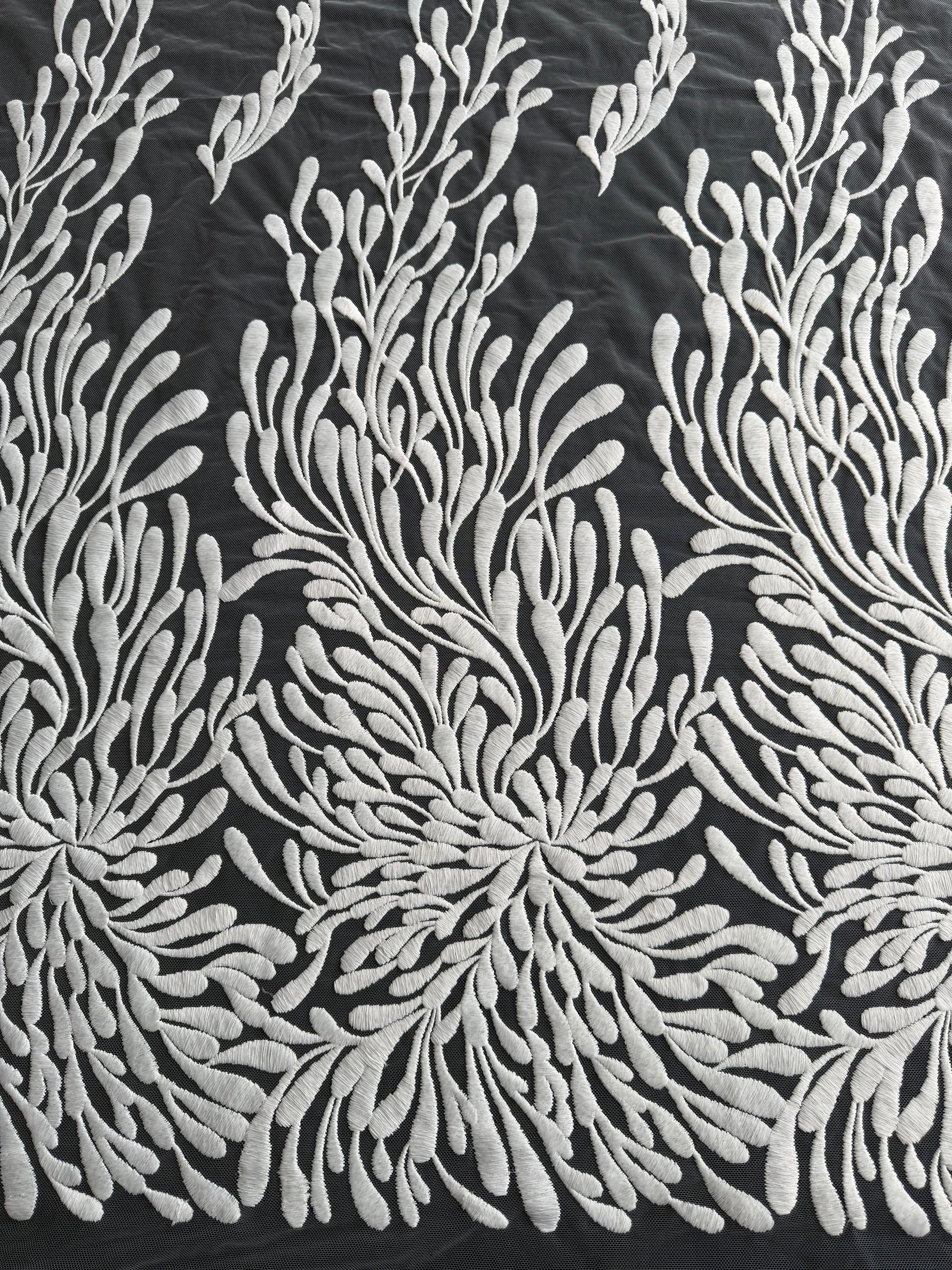 Ivory Embroidery Lace - EB5053