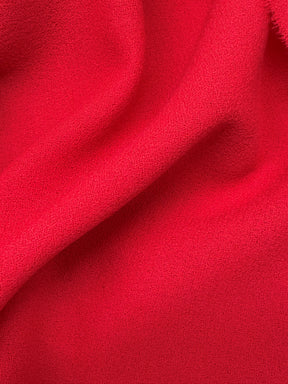 Red Italian Wool Crepe - P640