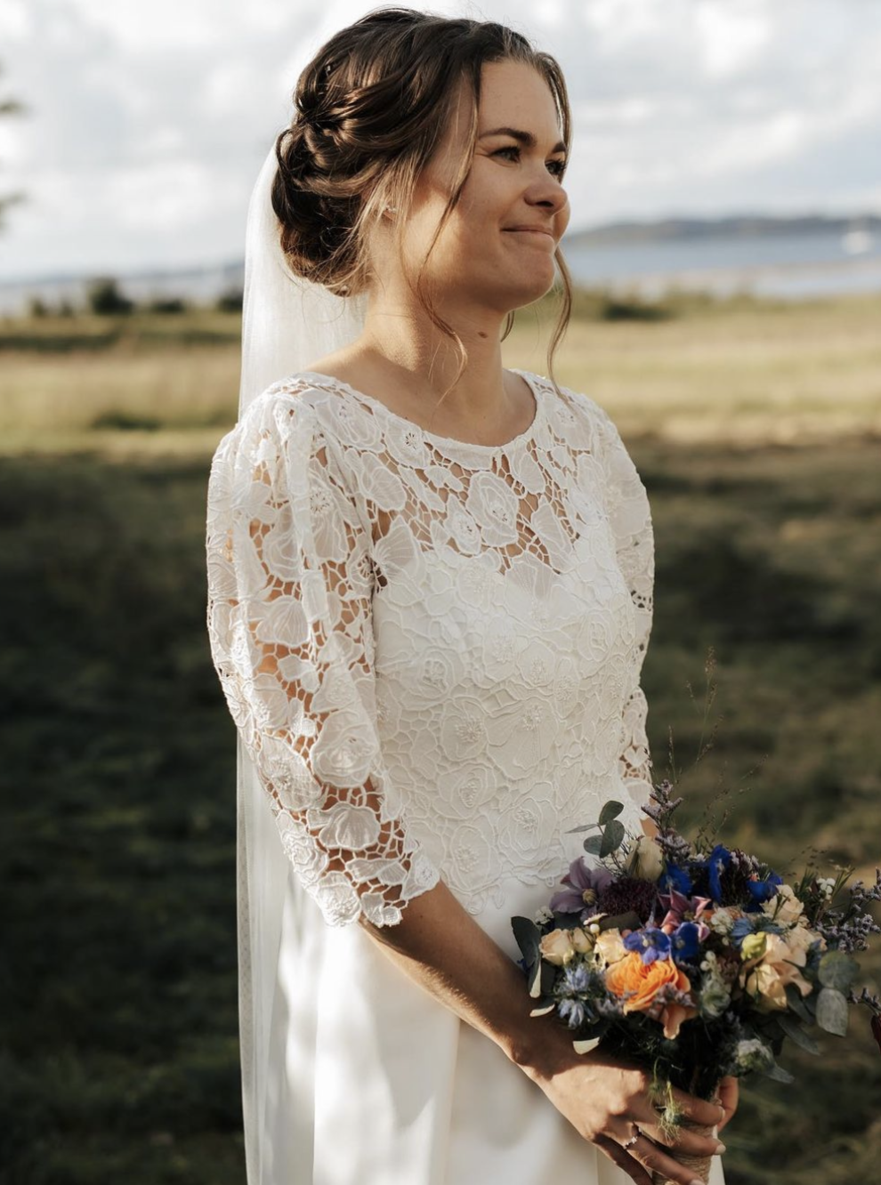Ivory Embroidered Lace - Elsa