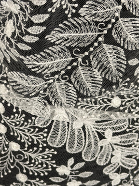 Ivory Embroidered Lace - Essential