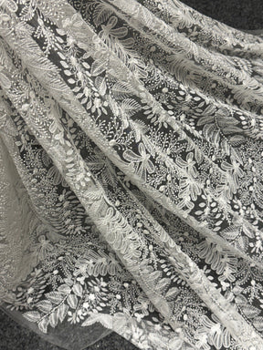 Ivory Embroidered Lace - Essential