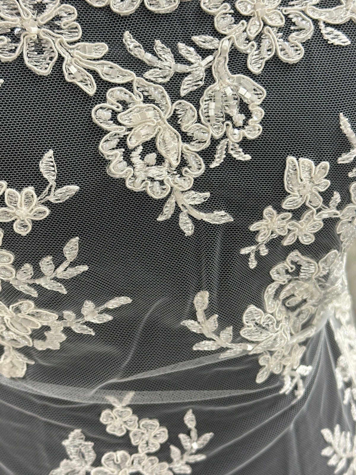 Ivory Beaded Bridal Lace - Noisy