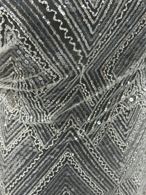 Ivory Sequined Tulle - Angola