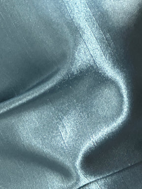 Teal Polyester Satin Backed Dupion - Clarity