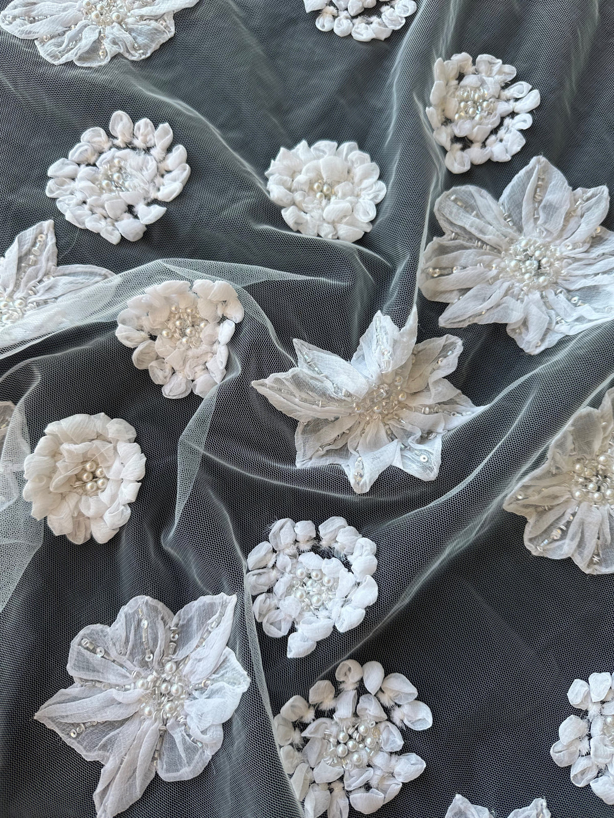 Ivory Floral Lace - Jude