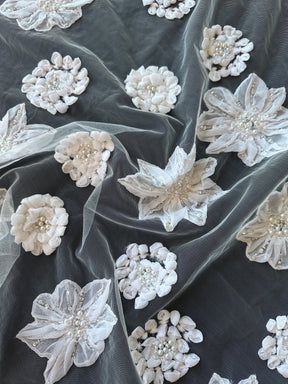 Ivory Floral Lace - Jude