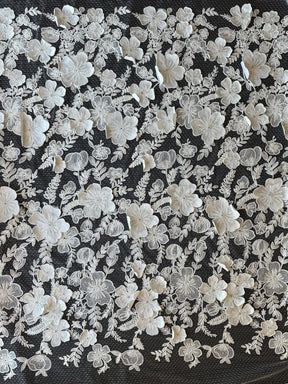 Ivory 3d Flower Lace – Cher