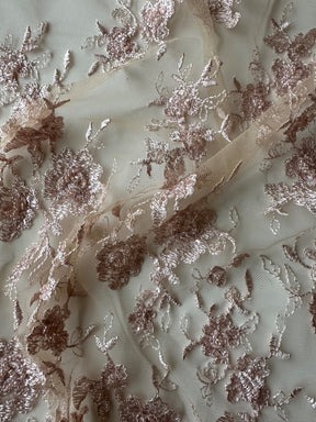 Mocha Sequin Lace - Sienna (CF)