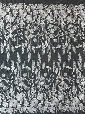 Ivory Embroidered Lace - Genby