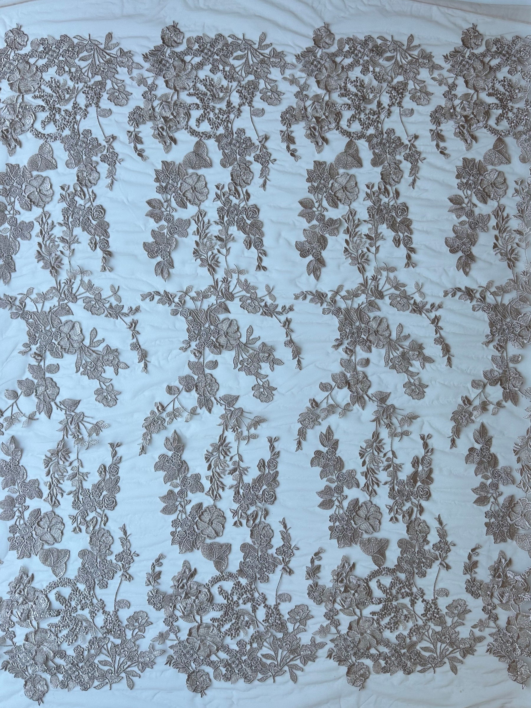 Caramel Embroidery Lace - Garbo