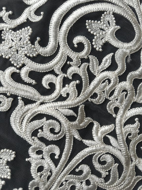 Ivory Embroidered Lace - Forno