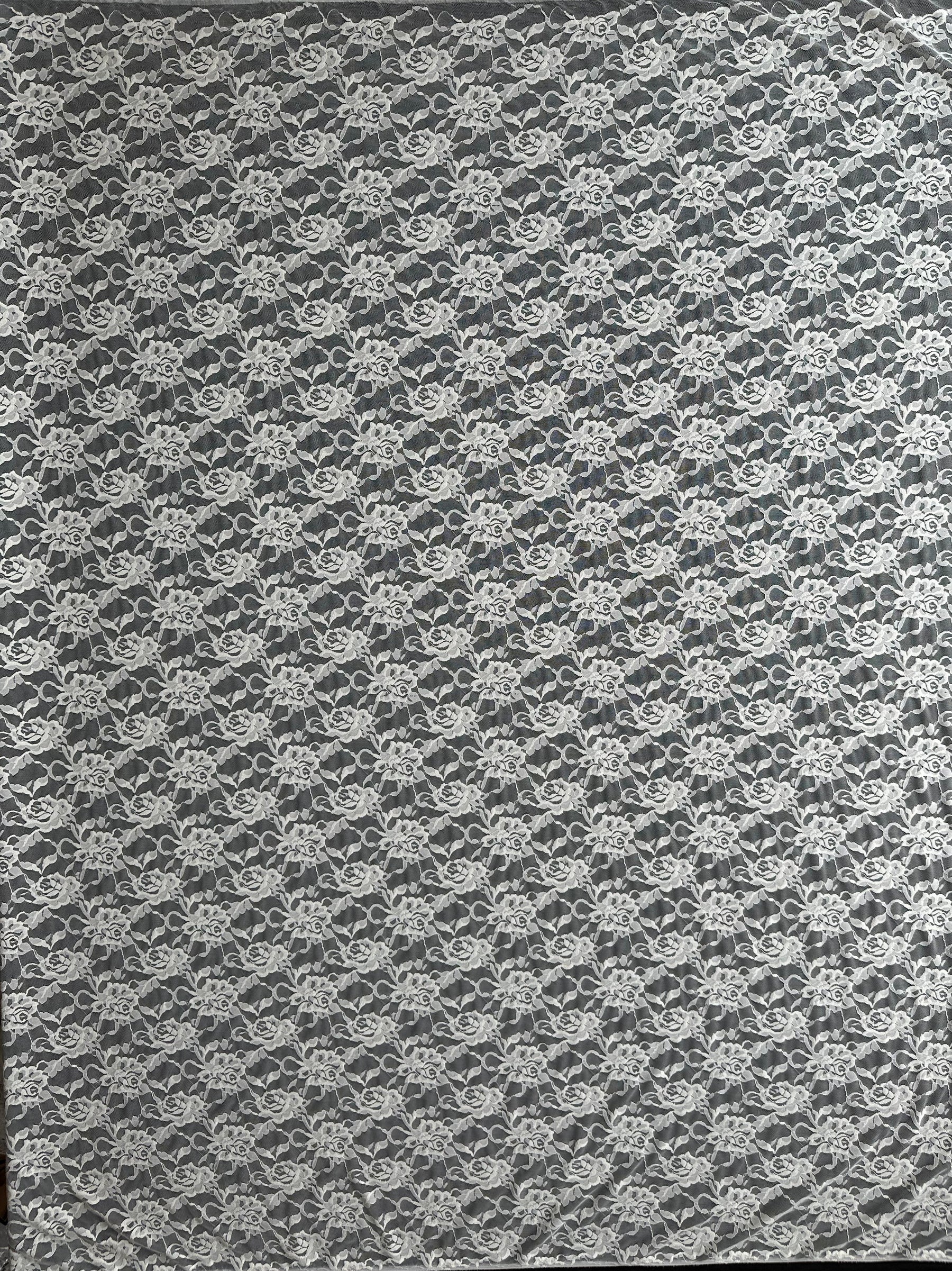 Ivory Raschel Stretch Lace – Matina