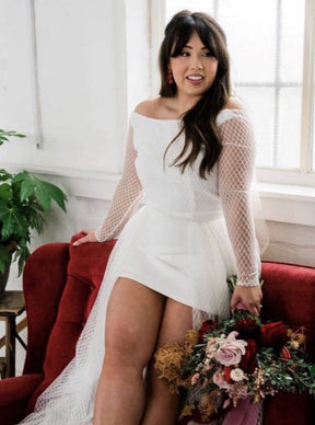 Ivory Sequinned Tulle - Glint
