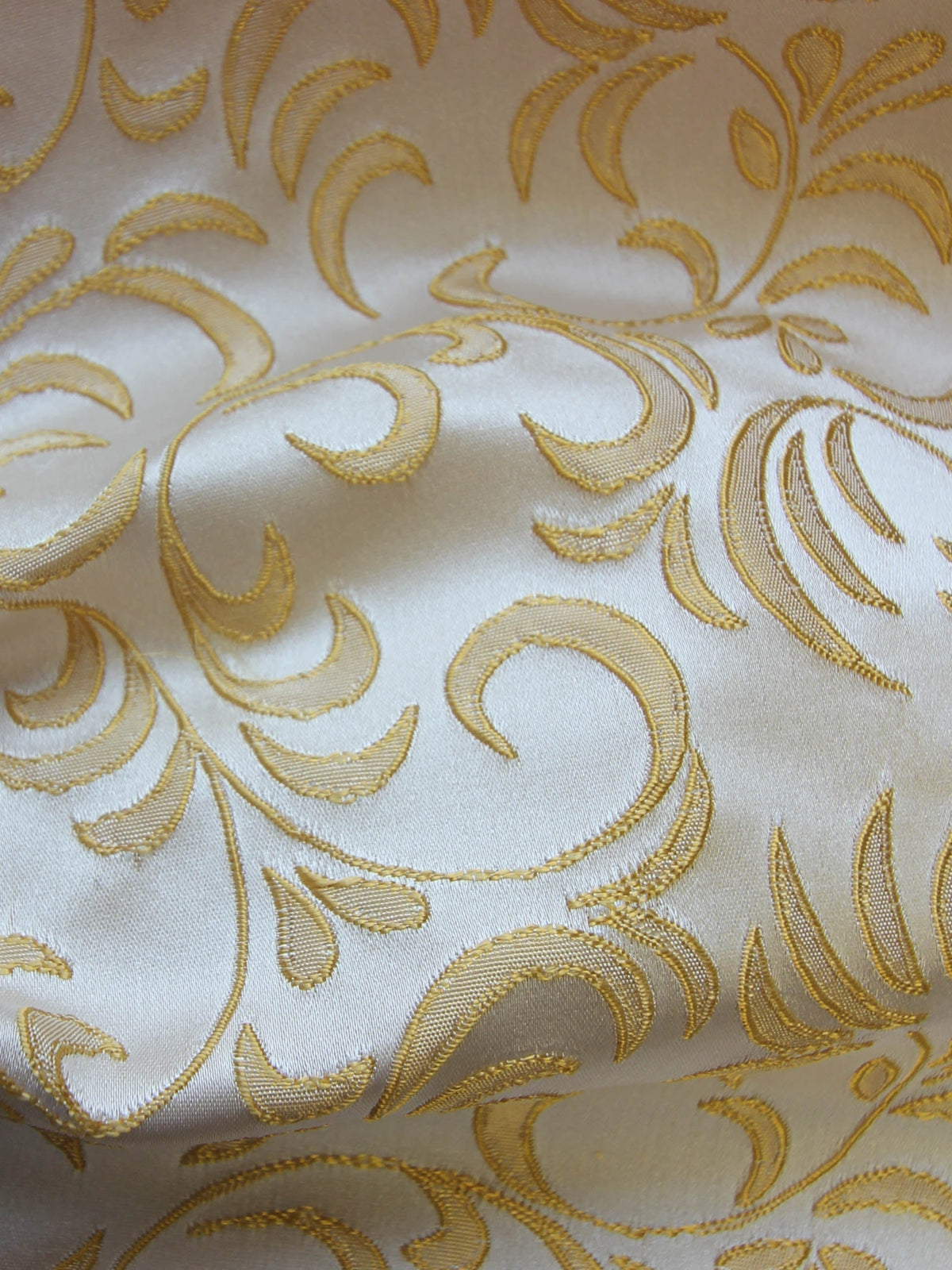 Gold Jacquard Fabric - Nice