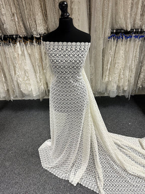 Ivory Guipure Lace - Nature