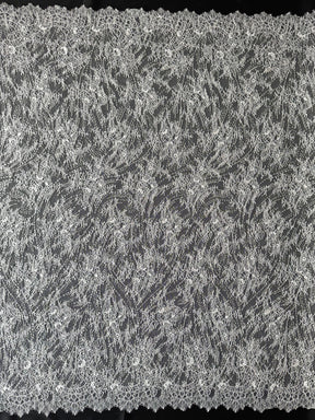 Ivory Corded and Sequin Lace - Cappie