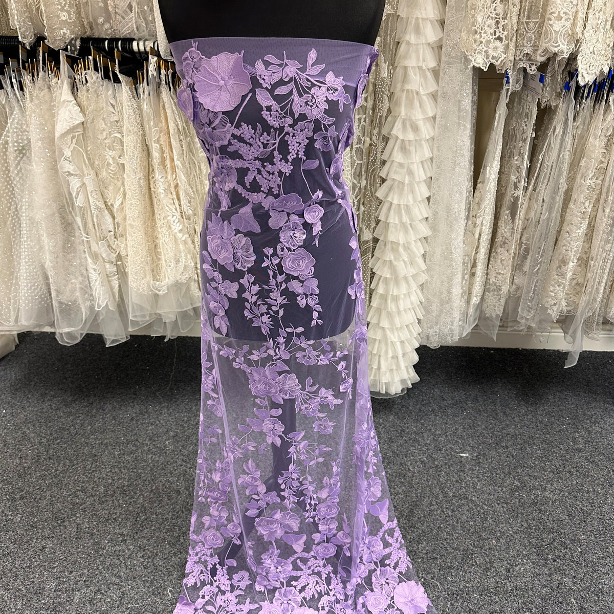chinese dress ladies Quartney Purple Long Sleeve Lace Satin Mini Dress – THE DRESSING ROOM main image 0