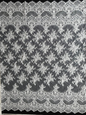 Ivory Corded Floral Lace – Faraday