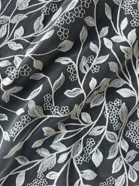 Ivory Embroidered Sequin Lace – EB3060