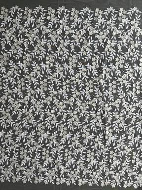 Ivory 3D Embroidered Lace – Finch
