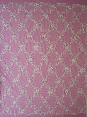 Discounted Ivory Embroidered Lace - Caitlin