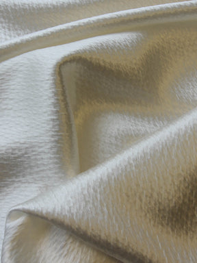 Ivory Silk Hammer Satin - St Maxime