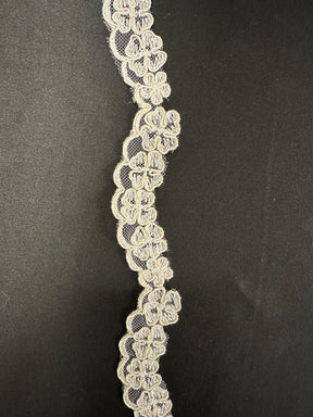 Ivory Corded Lace Trim - Nightfall