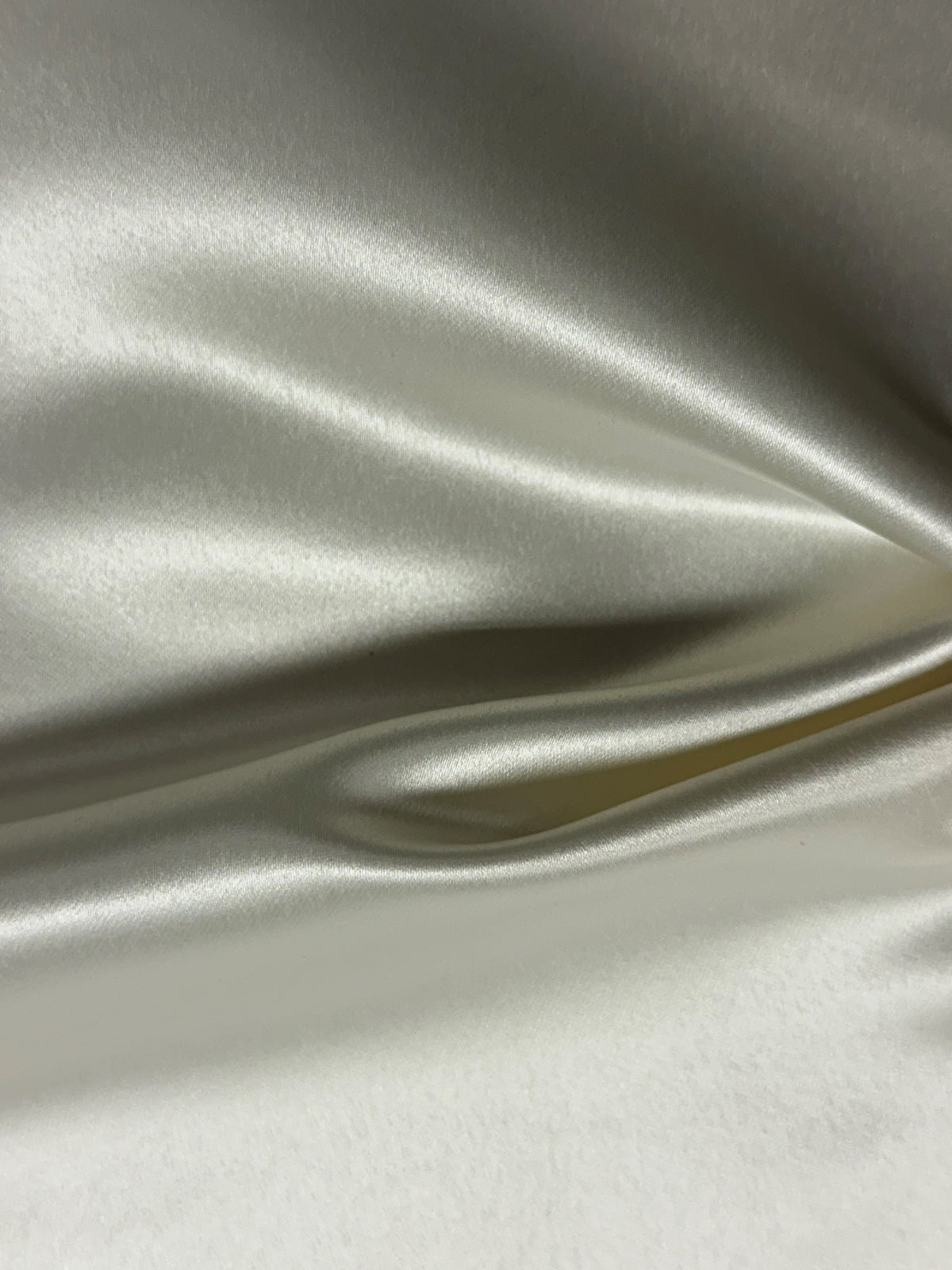 Ivory Polyester Duchess Satin - Distil