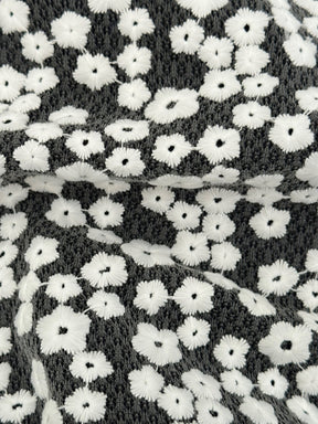 Ivory Embroidered Flower Lace - Molly (CF)