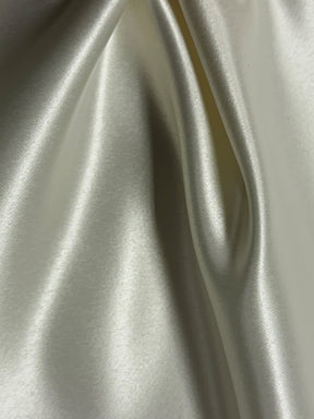 Ivory Polyester Duchess Satin - Distil