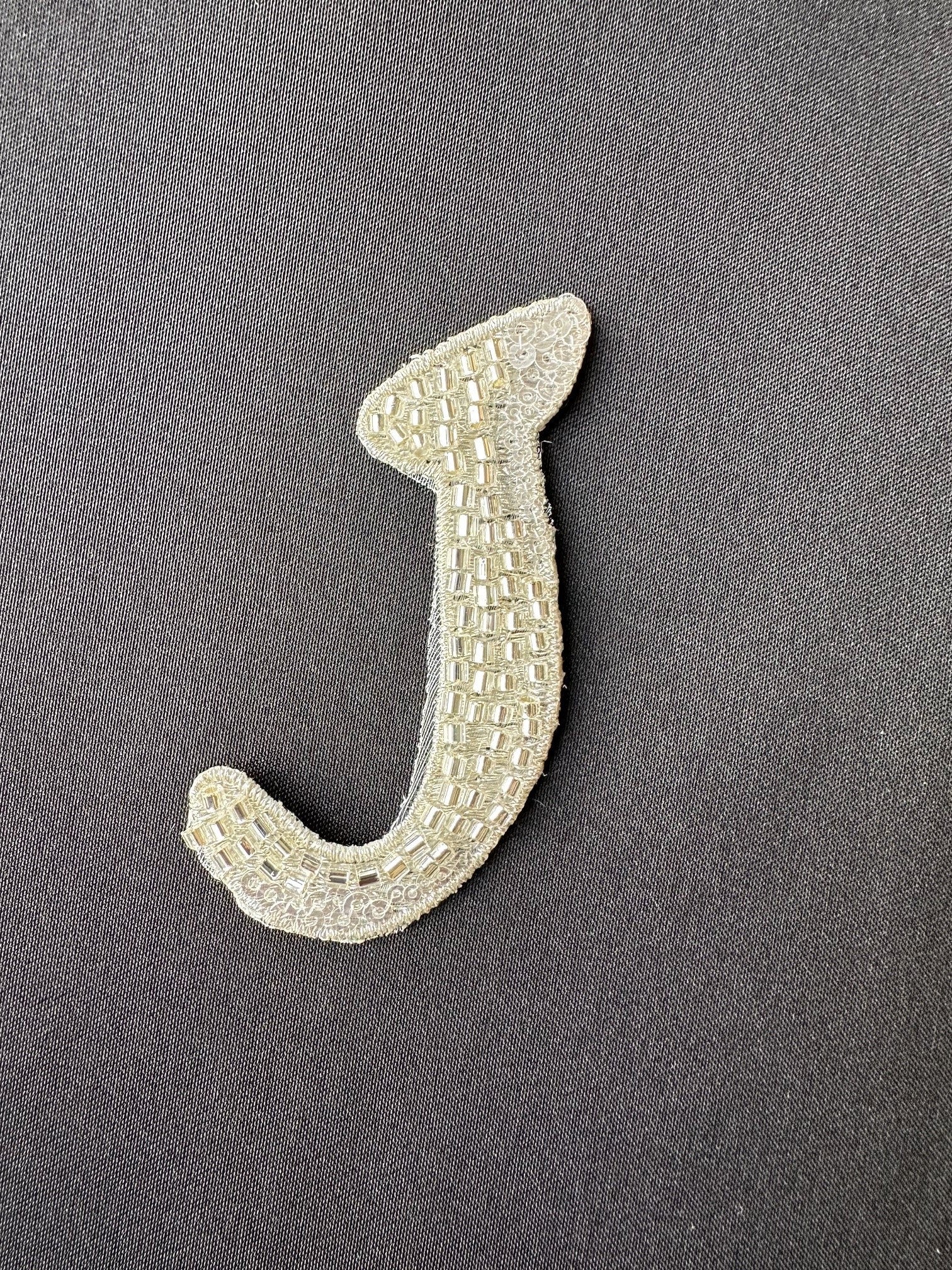 Beaded Letter J