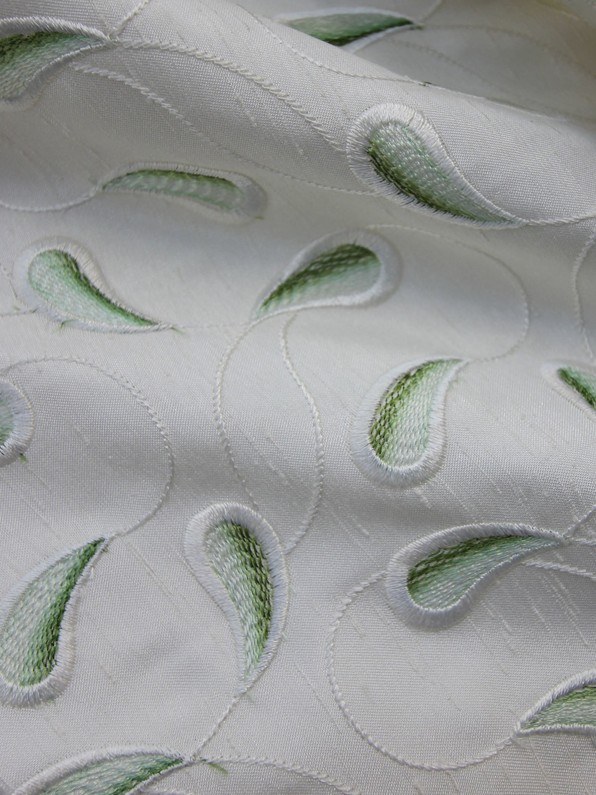 Jade Embroidered Waistcoat Fabric - Atlanta