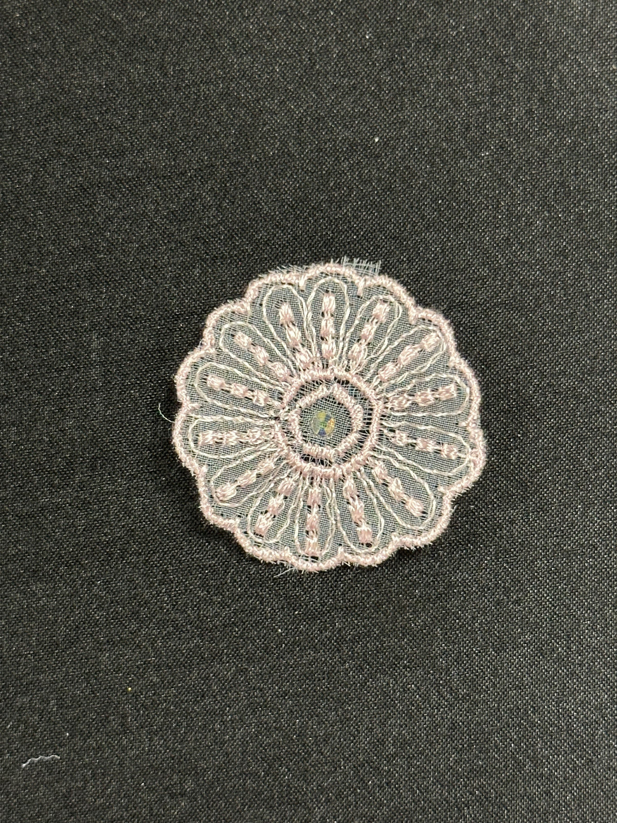 Pink Irridescent Lace Applique - Alarm
