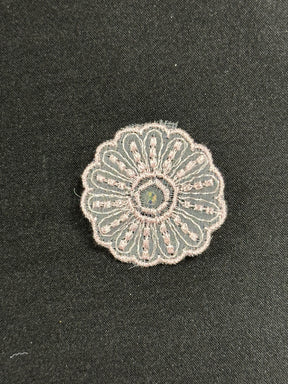 Pink Irridescent Lace Applique - Alarm
