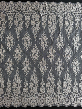 Dusty Rose French Metallic Lace - LA2003