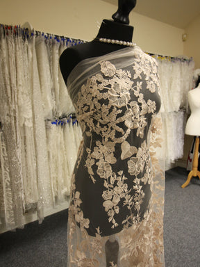 Latte Embroidery Lace - Garbo