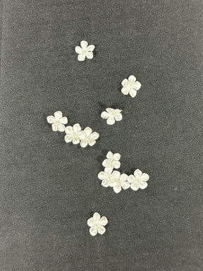 Pale Ivory Satin Flowers - M14 (Bag of 144)