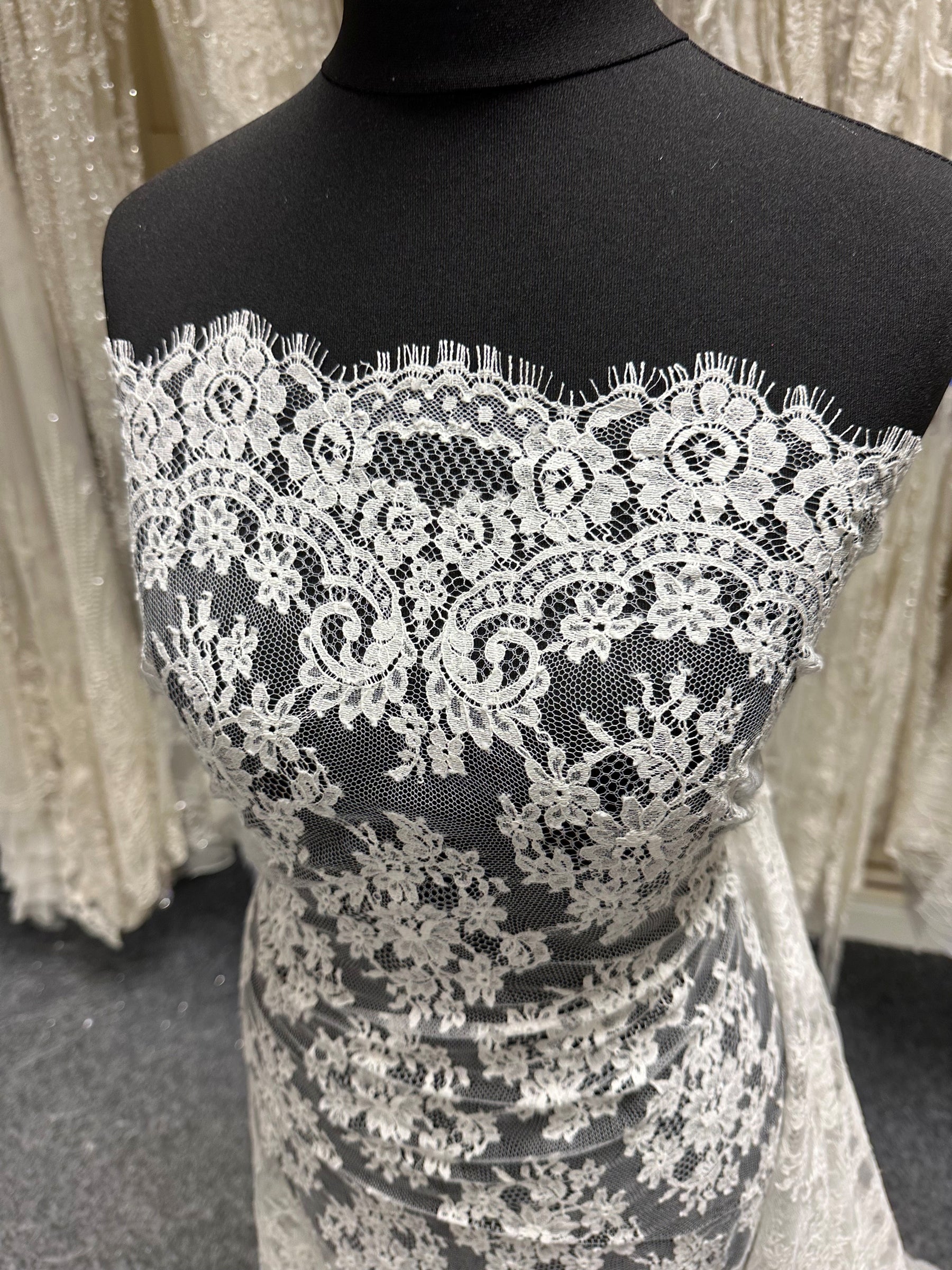 Ivory Chantilly Lace - Madden