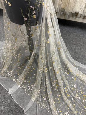 Multi-colored Embroidered Lace - Mania